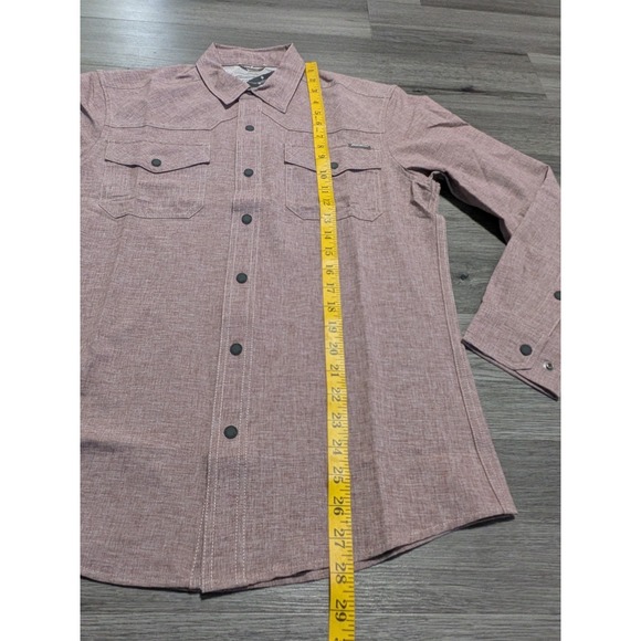 NWT Eddie Bauer's Men's Redwood Front Range Chambray Long Sleeve Shirt Size S - Picture 4 of 7